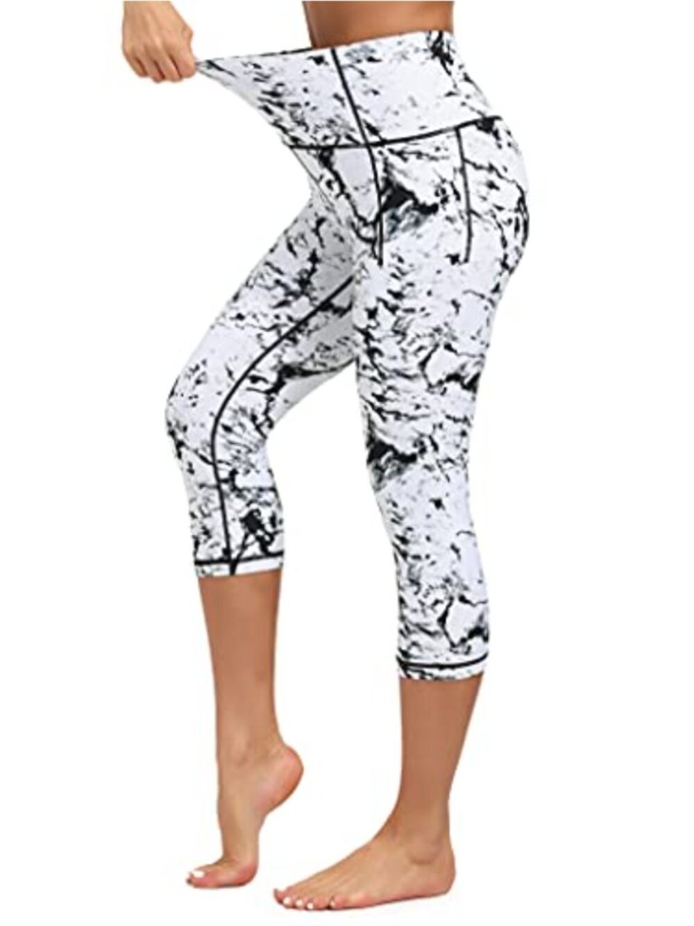 High Waisted Yoga Leggings Tummy Control Workout Pants with Pockets